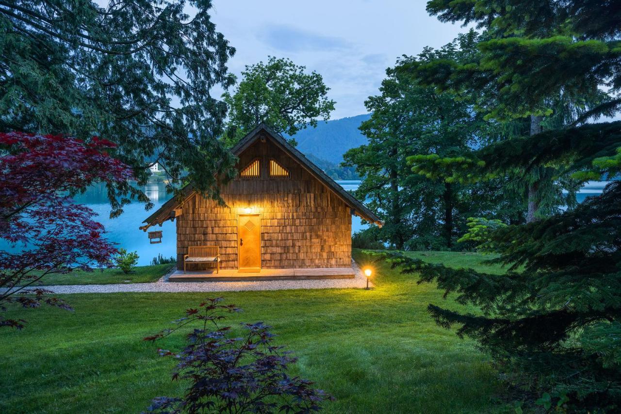 Private Beach House On Lake Блед Экстерьер фото