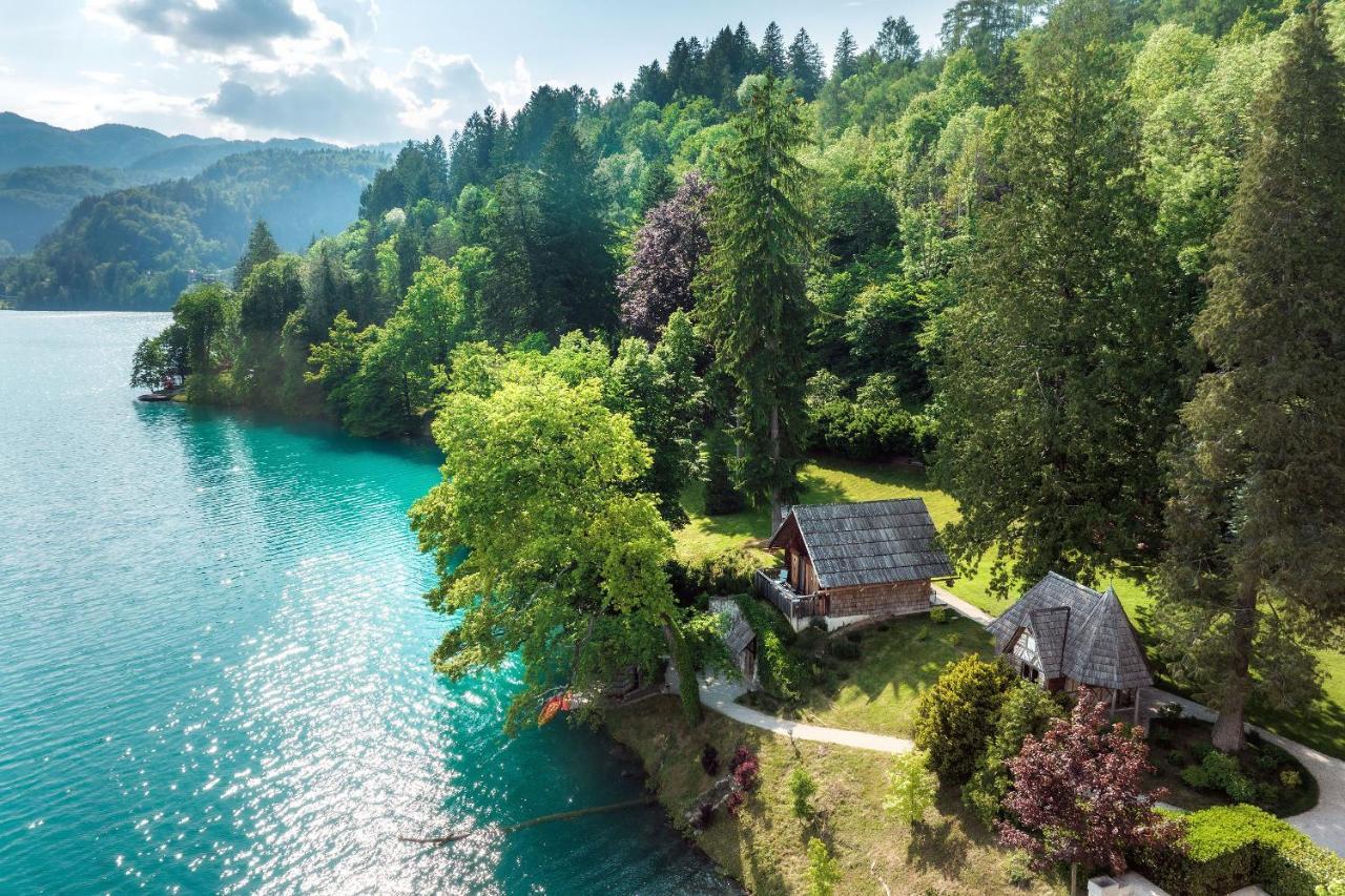 Private Beach House On Lake Блед Экстерьер фото