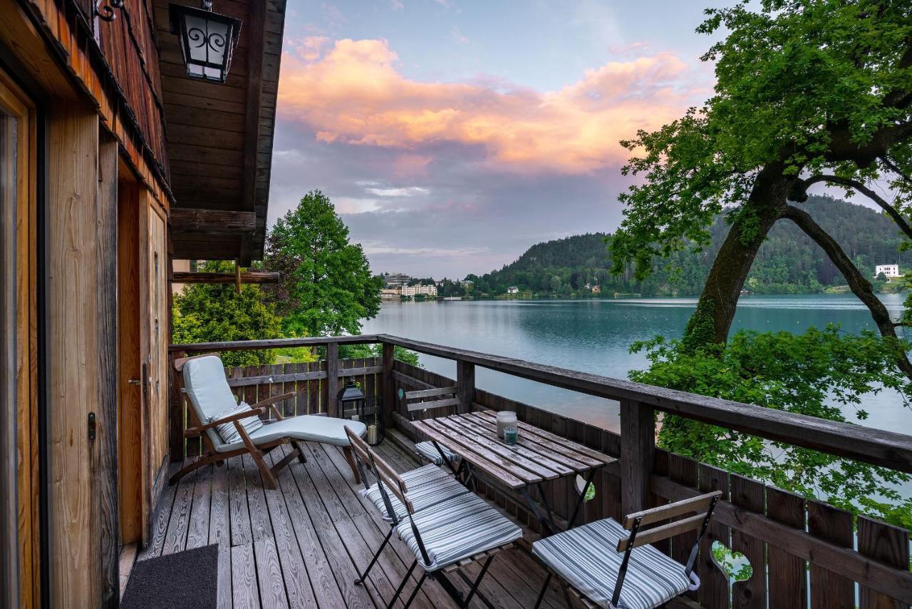 Private Beach House On Lake Блед Экстерьер фото