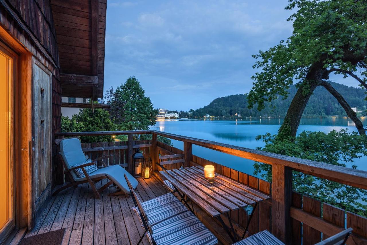 Private Beach House On Lake Блед Экстерьер фото
